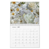 Bloemcollage kalender (Jan 2027)