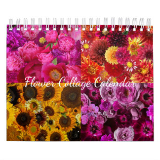Bloemcollage  kalender