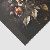 Bloemcompositie van herfstruzen - tissuepapier (Detail)