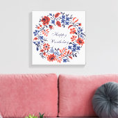 Bloemcyclus Canvas Afdruk (Insitu (Woonkamer))