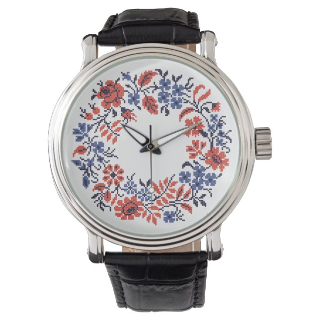 Bloemcyclus Horloge (Voorkant)
