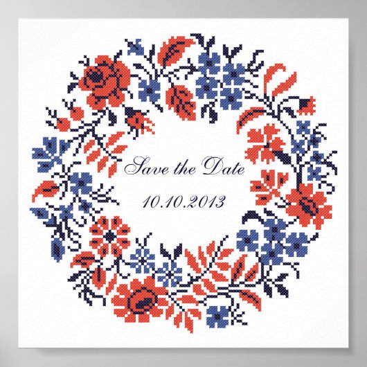 Bloemcyclus Poster (Voorkant)