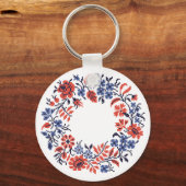 Bloemcyclus Sleutelhanger (Voorkant)