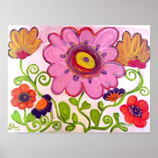 bloemdans poster (Voorkant)