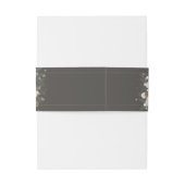 Bloemdennen Winter Vakantie Kaarsen Huwelijk Uitnodigingen Wikkel (Achterkant Voorbeeld)