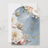 Bloemdrama Wedding Blue Arch ID1022 Kaart (Voorkant)