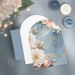Bloemdrama Wedding Blue Arch ID1022 Kaart