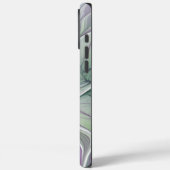 Bloemdromen, Abstracte Paarse groene fractale kuns Case-Mate iPhone Case (Achterkant / Links)