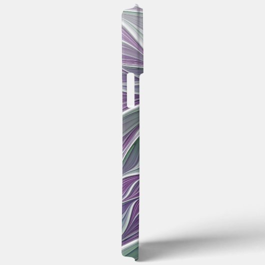 Bloemdromen, Abstracte Paarse groene fractale kuns Case-Mate iPhone Case (Achterkant / Rechts)