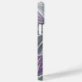 Bloemdromen, Abstracte Paarse groene fractale kuns Case-Mate iPhone Case (Achterkant / Rechts)