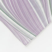 Bloemdromen, Abstracte Paarse groene fractale kuns Fleece Deken (Hoek)