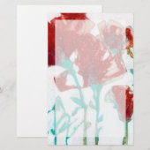 Bloemdruk II Briefpapier (Voorkant / Achterkant)