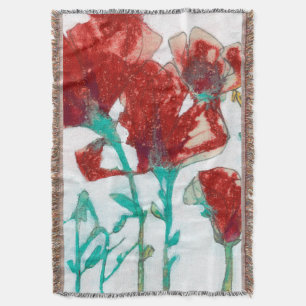 Bloemdruk II Deken