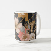 bloemdruk koffiemok (Voorkant rechts)