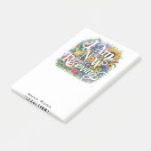 *~* Bloemen 10 IK ONTVANG NU AP85 Manifesting Post-it® Notes (Schuin)