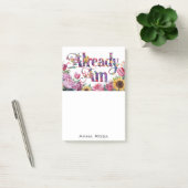 *~* Bloemen 10 REEDS AM AP85 Manifesting Post-it® Notes (Kantoor)