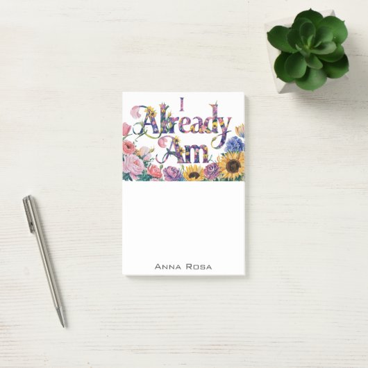 *~* Bloemen 11 AL AM AP85 Manifesting Post-it® Notes (Kantoor)