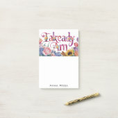 *~* Bloemen 12 AL AM AP85 Manifesting Post-it® Notes (Op bureau)