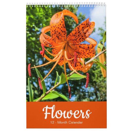 BLOEMEN 12 maanden mooie bloemen Kalender (Hoes)