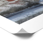 Bloemen 16x20 Poster met rand (Hoek)