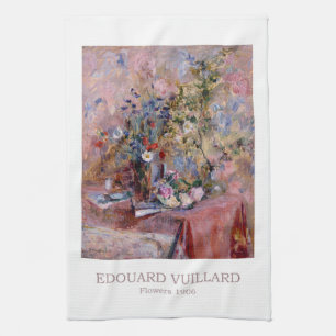 Bloemen 1906 door Edouard Vuillard Theedoek
