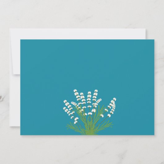 Bloemen 1e verjaardagskaart (Achterkant)