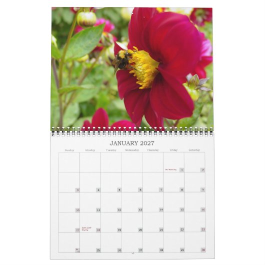 Bloemen 2007 kalender (Jan 2027)
