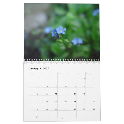 Bloemen 2009 kalender (Jan 2027)