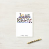 *~* Bloemen 21 IK ONTVANG NU AP85 Manifesting Post-it® Notes (Op bureau)