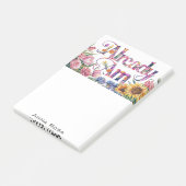 *~* Bloemen 3 REEDS AM AP85 Manifesting Post-it® Notes (Schuin)
