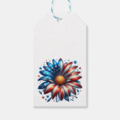 Bloemen 4 juli cadeaulabel (Voorkant)