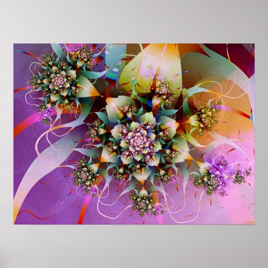 bloemen 6 poster (Voorkant)