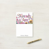 *~* Bloemen 6 REEDS AM AP85 Manifesting Post-it® Notes (Op bureau)