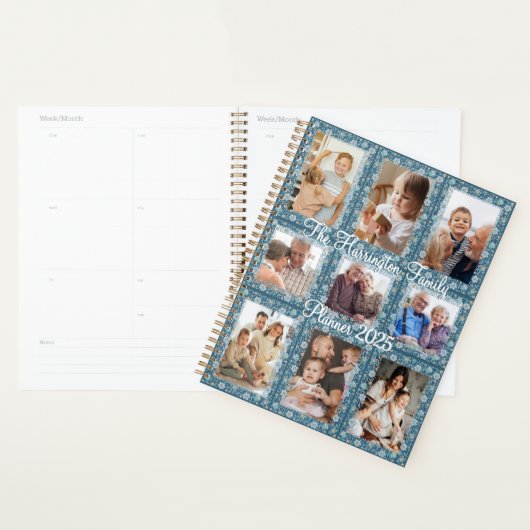 Bloemen 9 fotocollage planner (Display)