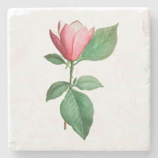Bloemen: A001 Lily Magnolia - Stenen Onderzetter