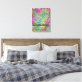 Bloemen Abstract 8 Canvas Afdruk (Insitu (Slaapkamer))