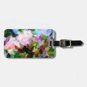 BLOEMEN ABSTRACT BAGAGELABEL (Voorkant horizontaal)