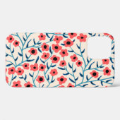 Bloemen Abstract: Bloeiende  Patroon. Case-Mate iPhone Case (Achterkant (horizontaal))