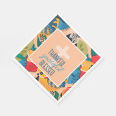 Bloemen Abstract dankbaar dankbaar gezegend Servet (Hoek)