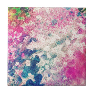 Bloemen Abstract Tegeltje