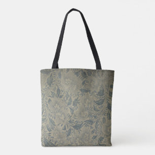 Bloemen achtergrond Canvas tas - Unieke stijl