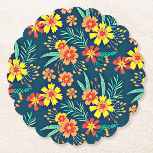Bloemen achtergrond Mooi design-46566 Kartonnen Onderzetters