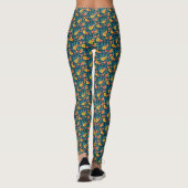 Bloemen achtergrond Mooi design-46566 Leggings (Achterkant)