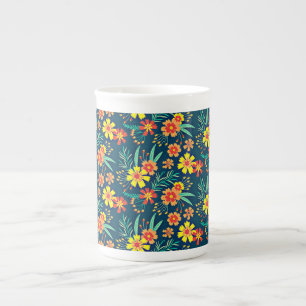 Bloemen achtergrond Mooi design-46566 Porselein Kop