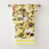 bloemen acryl bad handdoek (Insitu)