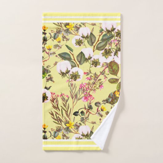  bloemen acryl bad handdoek (Handdoek)