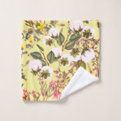 bloemen acryl bad handdoek (Wasdoekje)