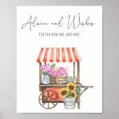 Bloemen - Advies en wensen voor Passen getrouwd Poster (Voorkant)