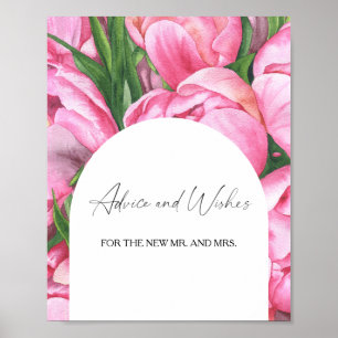 Bloemen - Advies en wensen voor Passen getrouwd Poster