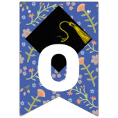 Bloemen Afstuderen Gefeliciteerd Vlaggetjes (Tweede vlag)